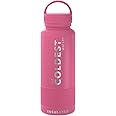 Coldest Insulated Water Bottle with Handle Lid | Leak Proof, Insulated Modern Stainless Steel, Triple Walled, Sport Thermos Bottles, Metal Flask | 32oz
