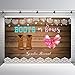 COMOPHOTO 7x5ft Boots or Bows Gender Reveal Backdrop Girl or Boy Baby Shower Photography Background Rustic Wooden Cowboy Boots Lace Party Decoration Cake Table Banner Photo Booth