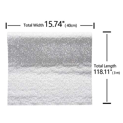 VEELIKE Kitchen Backsplash Wallpaper Peel and Stick Aluminum Foil