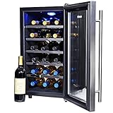 NewAir AW-181E 18 Bottle Thermoelectric Wine Cooler, Black
