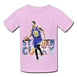 Youth's Stephen Curry Rock Kids Boys And Girls Short Sleeves Cotton T Shirt