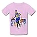 Youth's Stephen Curry Rock Kids Boys And Girls Short Sleeves Cotton T Shirt