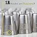 105pc Russian piping tips set, 50 numbered stainless steel nozzles, leaf tip, 3-color+ single coupler, 40 pastry bags, silicon bag, 5 cleaning brushes, GIFT box, plastic scissors & 5 silicon cake cups