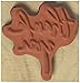 Inkadinkado Wood Stamp for Thank You Cards, 1.75'' W x 1.75'' L