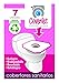 Disposable Toilet Seat Cover Travel Pack of 6 PACKS (42-COUNT) / Cobertor De Sanitario Desechable 42 Count
