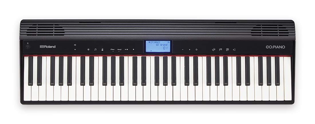 Roland GO:PIANO | GO-61P Entry-Level Portable 61-Note Digital Piano | Wireless Smartphone Connection | Unlimited Online Songs and Lessons Streamed from Your Smartphone | Powerful Learning Features