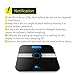 1byone Body Fat Scale Body Scale Bathroom Scale with Tempered Glass, 180kg/400lb Weight Capacity, 10 Users Auto Recognition, Measures Weight, Body Fat, Water, Muscle, Calorie and Bmi, Black