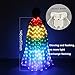 iMucci LED Wings Halloween Costume for Women Girls Angel Wings Light up Fairy Wings with Telescopic Sticks for Adults and Child Multicolor