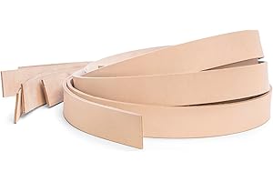 Realeather Tooling Belt Strips 1-1/2in-6/pk Craft, 1-1/2in (6-Pack), Brown