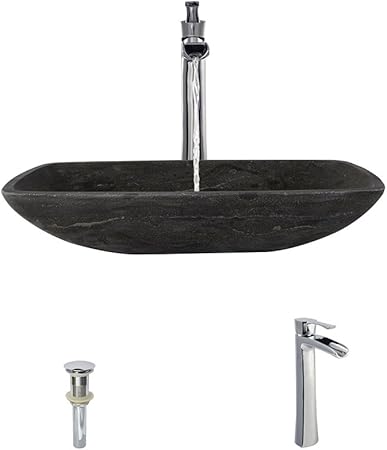 Mr Direct 868 731 C 868 Limestone Chrome Bathroom Ensemble With