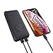 20000mAh Power Bank, meiyi Huge Capacity Portable Battery Charger with 2 USB Output Ports, LED Display 2 Inputs External Battery Pack for iPhone iPad Samsung Android Phones - Black
