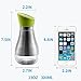KELLM 304 Stainless Steel Olive Oil Dispenser-All Made of Food Grade Material Oil Bottle,Cruet For Soy sauce,Vinegar And More ¡­ (Green)
