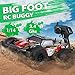 K14-1 1/14 RC Car 2.4G Big Foot High Speed Racing Car RC on Road Off Road Drift Car for Kidsthumb 1