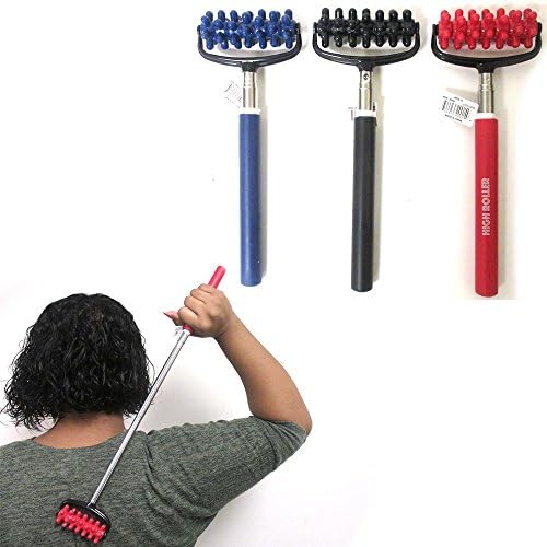 2 Telescopic Back Roller Scratcher Extended Massager Muscle Relief Compact New