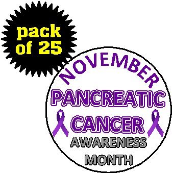 Quantity 25 November Pancreatic Cancer Awareness Month 1.25