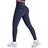 YEOREO CoreFlex Workout Scrunch Leggings for Women Cargo Pockets High Waisted Gym Leggings Yoga Pants