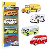 EXERCISE N PLAY Die Cast Metal Toy Cars Set 4 Car Gift Pack, Pull Back Vehicles Cars for Kids(Official Cars)