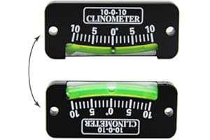 Portable Marine Inclinometer for Sailboats, Yachts & Boats – ABS Angle Finder with ±0.3–1mm Accuracy, 10-0-10/25-0-25/45-0-45