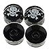Swhmc 4PCS Guitar Speed Control Knobs Skull Tone Volume Buttons Compatible with Les Paul LP Style Electric Guitar