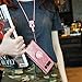 Galaxy Note 8 Case, Glitter Luxury Cute Phone Case Girls with Kickstand, Bling Diamond Rhinestone Bumper Ring Stand Sparkly Luxury Thin Protective Samsung Galaxy Note 8 Case for Girl Women - Rose Gold