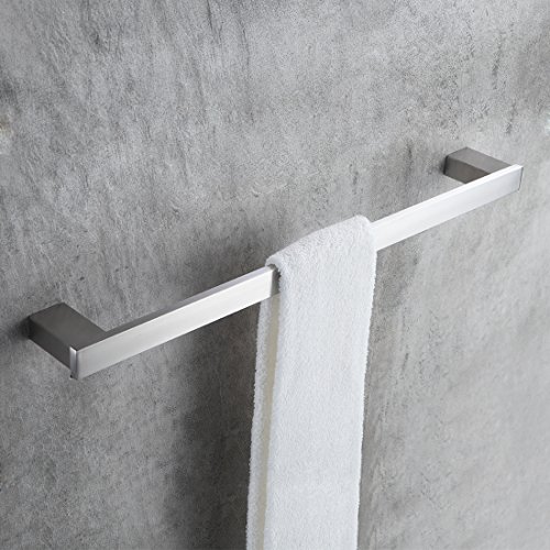 aimadi 4-Piece Bathroom Hardware Accessory Set - with 24"" Towel Bar Set Stainless Steel Wall Mounted, Brushed Nickel