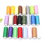 IDS Set of 24 Assorted Spools of Polyester Sewing Thread Full Size 200 Yards Each