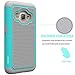 J1 2016 Case, Galaxy Amp 2 Case, Galaxy Express 3 Case, OEAGO [Shockproof] [Impact Protection] Hybrid Dual Layer Defender Protective Case Cover for Samsung Galaxy Amp 2 / J1 2016 / Express 3 - Mint