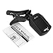 Rowin Clip-On Tuner for Guitar Bass Ukulele Chromatic Violin Included Battery Black