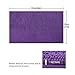 ITSOFT Plush Bathroom Rug 34x21, Absorbent Machine Washable Non Slip Chenille Bath Mats, Quick Dry Bathmat, Bath Rugs for Bath, Shower, Bedroom, or Door Mat, Lilac