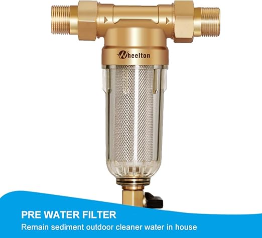Wheelton Ganzhaus Wasserfilter 40 Mikron Entfernt Die