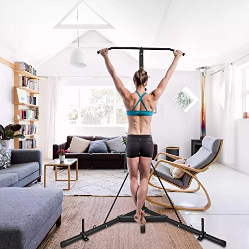 BotaBay Folding Heavy Bag Stand Boxing Stand with Pull Up Bar Portable