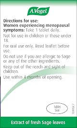 A.Vogel Menoforce Sage Tablets Menopause 90 Tablets One a Day view 5