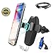 Car Cell Phone Holder, MeanLove Gravity Auto-clamping Air Vent Car Mount Holder with Wireless Charging Function for iPhone X / 8 / 8 Plus , Samsung Galaxy S7/ S7 Edge/ S8/ S8 Plus (New Style)