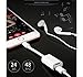 iPhone 7 Adapter Splitter, Charm sonic iPhone 7 Plus Adapter, Dual Lightning Headphone Audio Charge Adapter for iPhone 7 / 7 Plus, Compatible for iOS 10.3