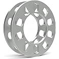 Wheel Accessories Parts 2 Pcs Die Cast Wheel Spacers 6mm 1/4" Thick Fits Bolt Patterns 5x4.25 5x110 5x112 5x4.5 5x115 5x120 5x4.75 5x5.0 5x135mm 5x5.5 Fits 5 Lug Pass Cars Light Trucks