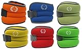 DA VINCI Adjustable Ankle or Wrist Weights Sold in Pairs of 1 to 5 lbs (2 to 10 lbs per Set)