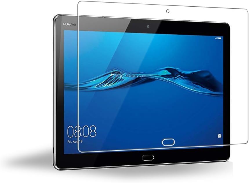 Huawei Mediapad M3 Lite 10 Screen Protector, WEOFUN Tempered Glass for Huawei Mediapad M3 Lite 10.1 Tablet Glass Film [0.33mm, 9H, Ultra Transparent]