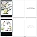 NobleWorks - 10 Assorted Happy Birthday Cards - Funny Bday Greeting Cards with Cartoons, Bulk Boxed Notecard Set - Doggone Funny Assortment A1243