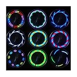 Iuhan® Fashion 14 LED Motorcycle Cycling Bicycle Bike Wheel Signal Tire Spoke Light 30 Changes