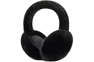 EUBUY Women Winter Earmuffs, Winter Cycling Commuting Thickened Plush Foldable Ears Warm Ear Protection Earmuffs