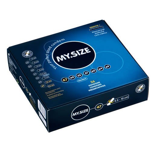 MySize 47mm Small Condoms – Latex, Varied Pack, Neutral Flavor – 2+ Year Expiry
