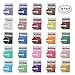Mica Powder for Bath Bombs [0.18 oz 24 Bags], Cosmetic Grade Soap Making Colorant Pigments for Candle Making, Blush, Eye Shadow, Craft Projects, Nail Art, Resin Jewelry, Blush, Craft Projects