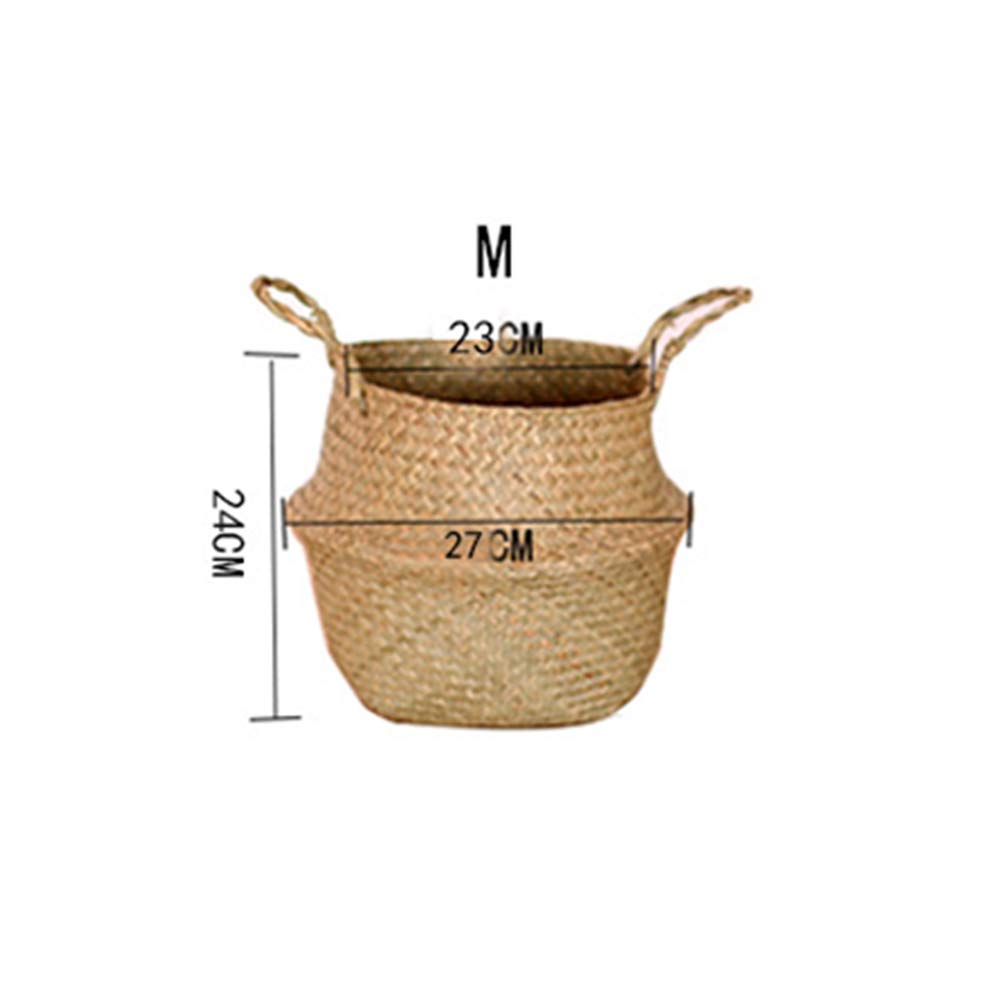 Cesto In Rattan Per Fiori Fatto A Mano - Decorazione Rustica Per Matrimoni, Tavoli E Casa - Con Fiocco - Foto 10