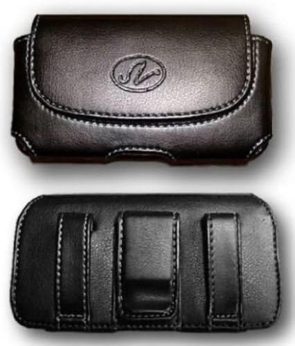 FYL Leather Belt Case Holster Pouch for Verizon Ellipsis Jetpack MHS 700L MHS700L