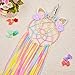 QtGirl Hair Bow Holder Organizer for Girls, Unicorn Bow Hanger Hair Clips Storage Hair Accessories Headband Storage for Girls Room