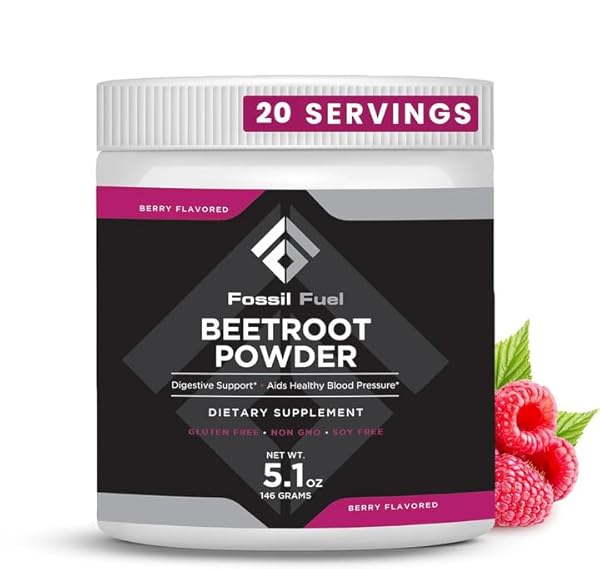 FOSSIL FUEL ORGANIC BEET ROOT POWDER, SUPPORTS NITRIC...