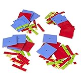 ETA hand2mind, Printed Plastic Algebra Tiles, (277881ML-15), Pack of 15