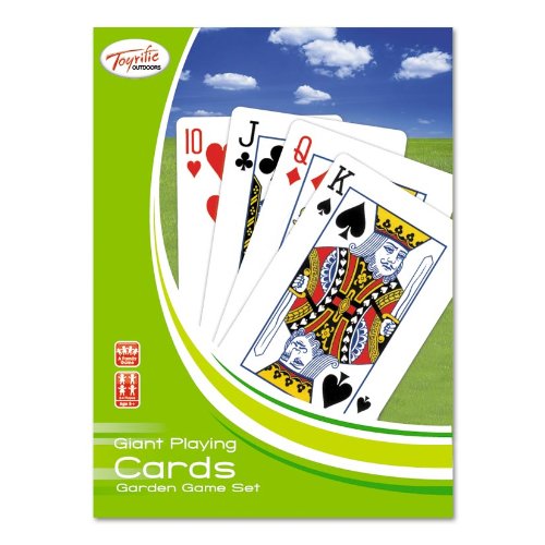 GIANT A3 LARGE 52 PLAYING CARDS 37CM FULL DECK MAGIC GARDEN OUTDOOR