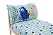 Disney Finding Dory 2 Pack Fitted Sheet and Pillowcase Toddler Sheet Set, Blue/Orange/Yellow