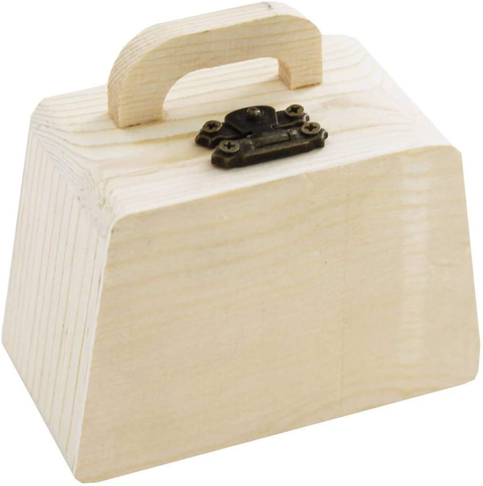 small wooden suitcase